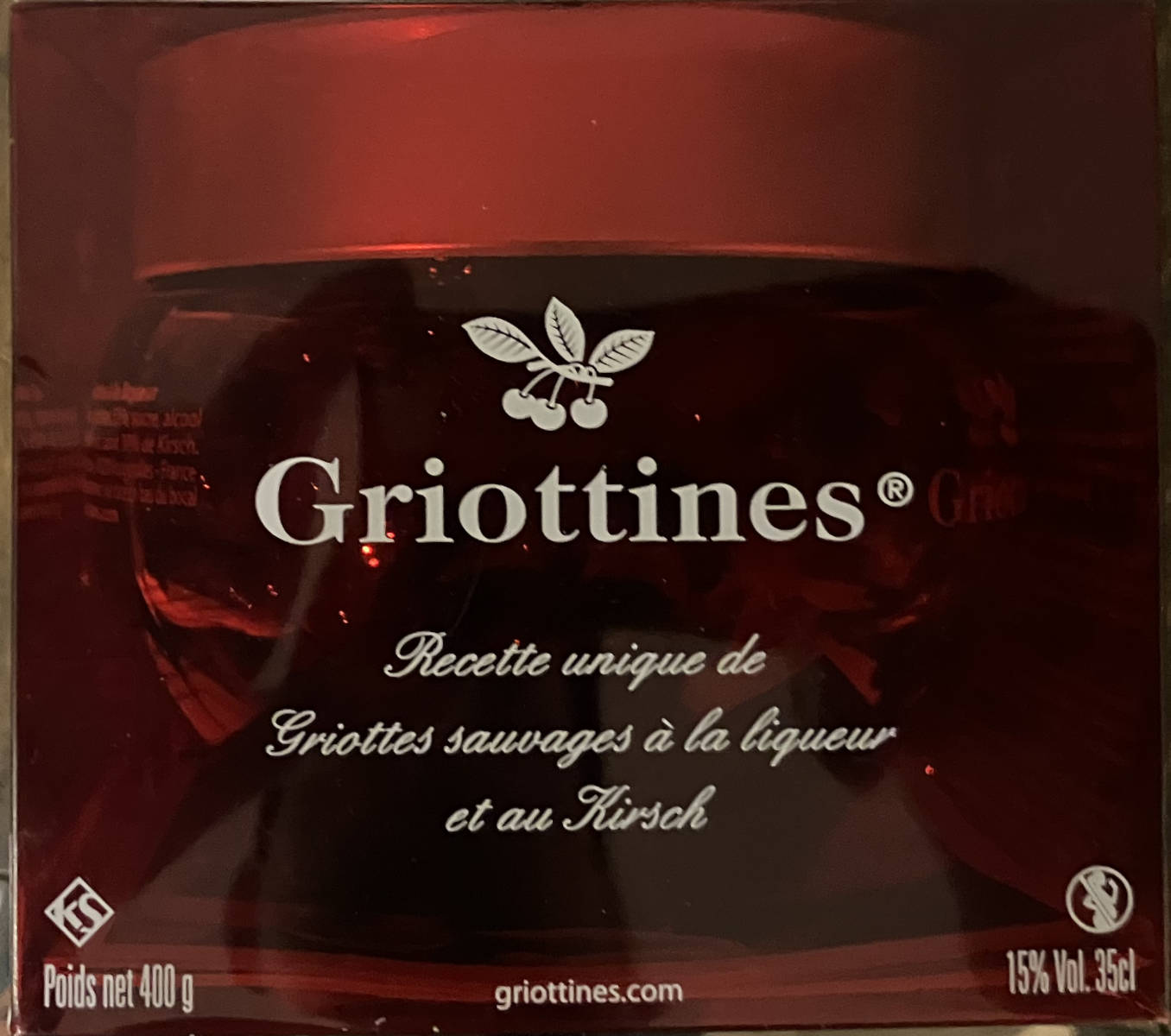 Griottines originales, eingelegte Sauerkirschen