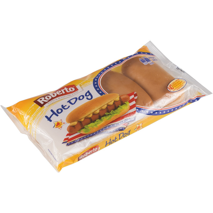 Roberto Hot Dogs 4 Brötchen