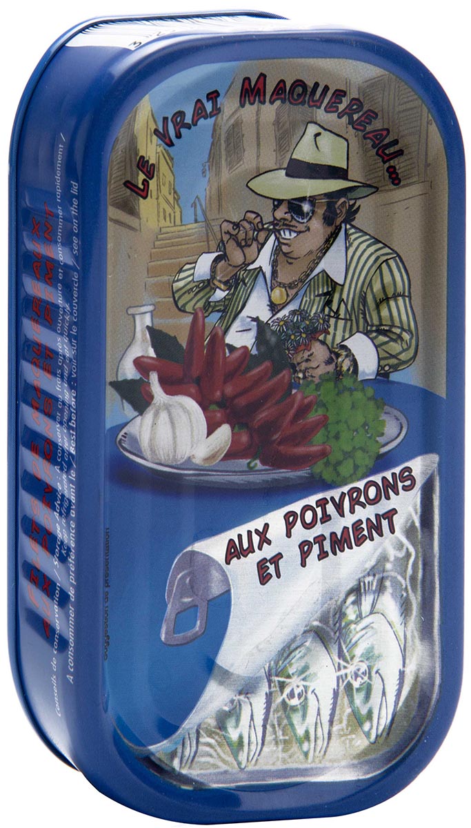 Makrelenfilet mit Paprika und Piment