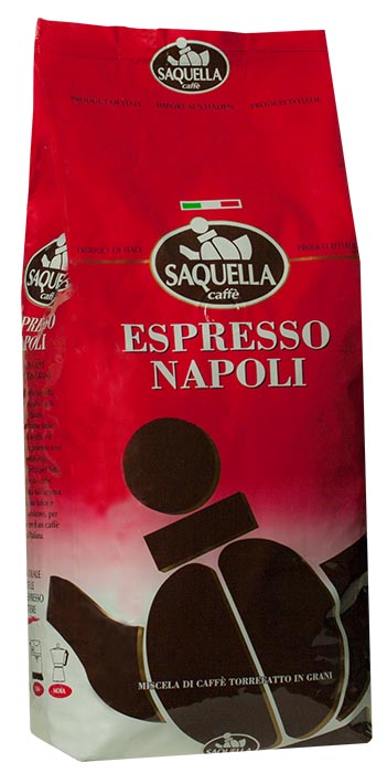 Saquella Napoli Espresso ganze Bohne,1kg