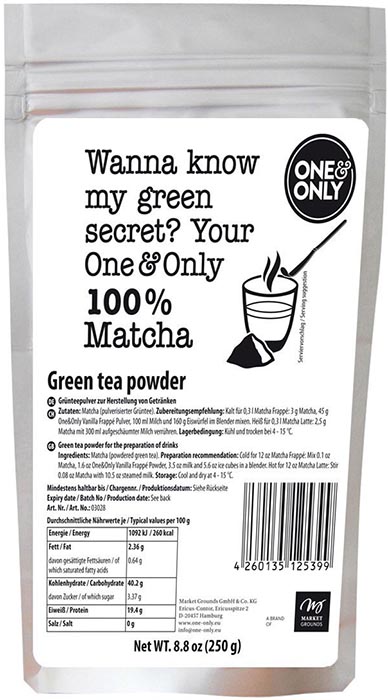 one & only Matcha Powder