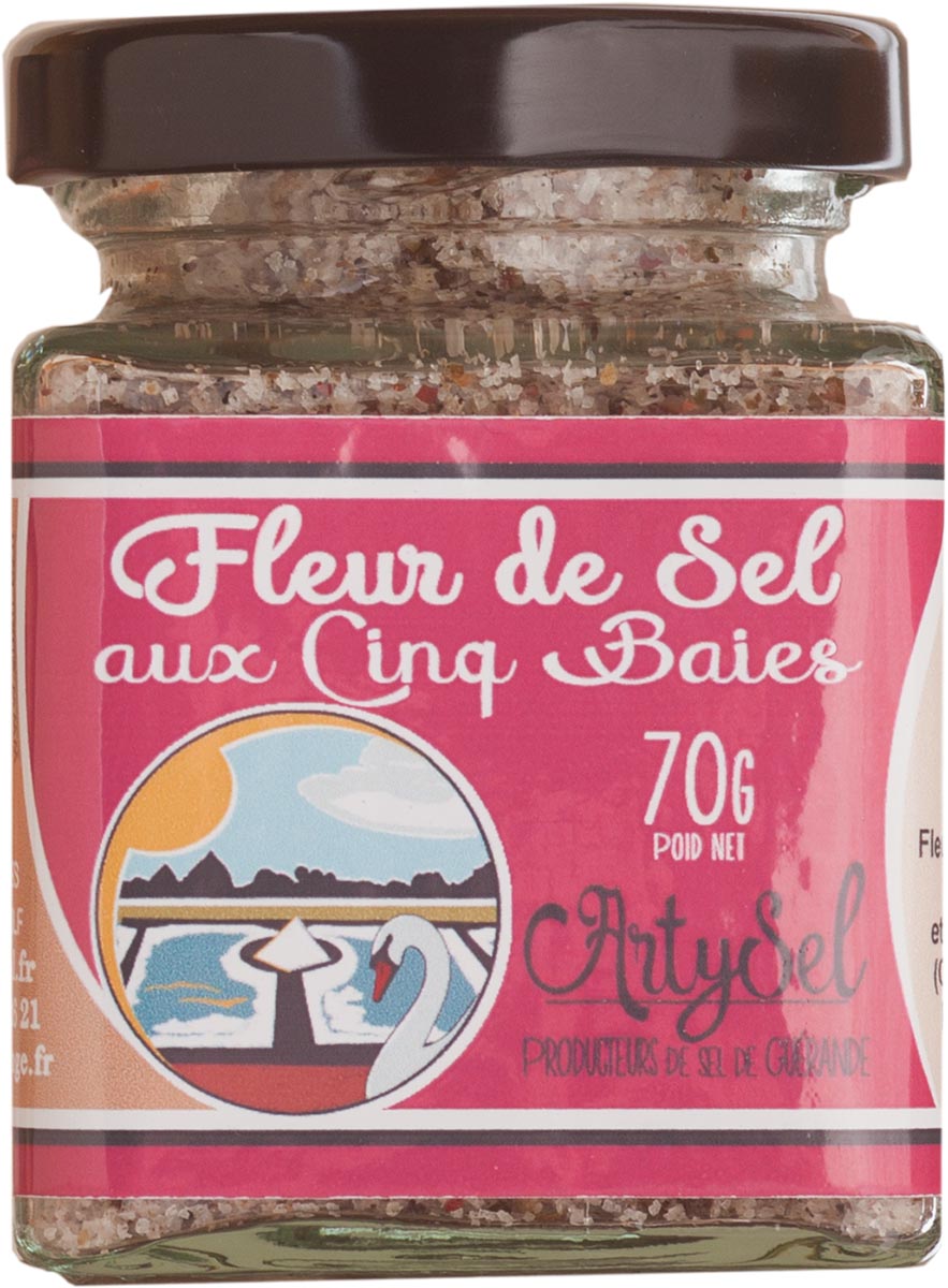 Fleur de sel de Guérande mit 5 Beeren