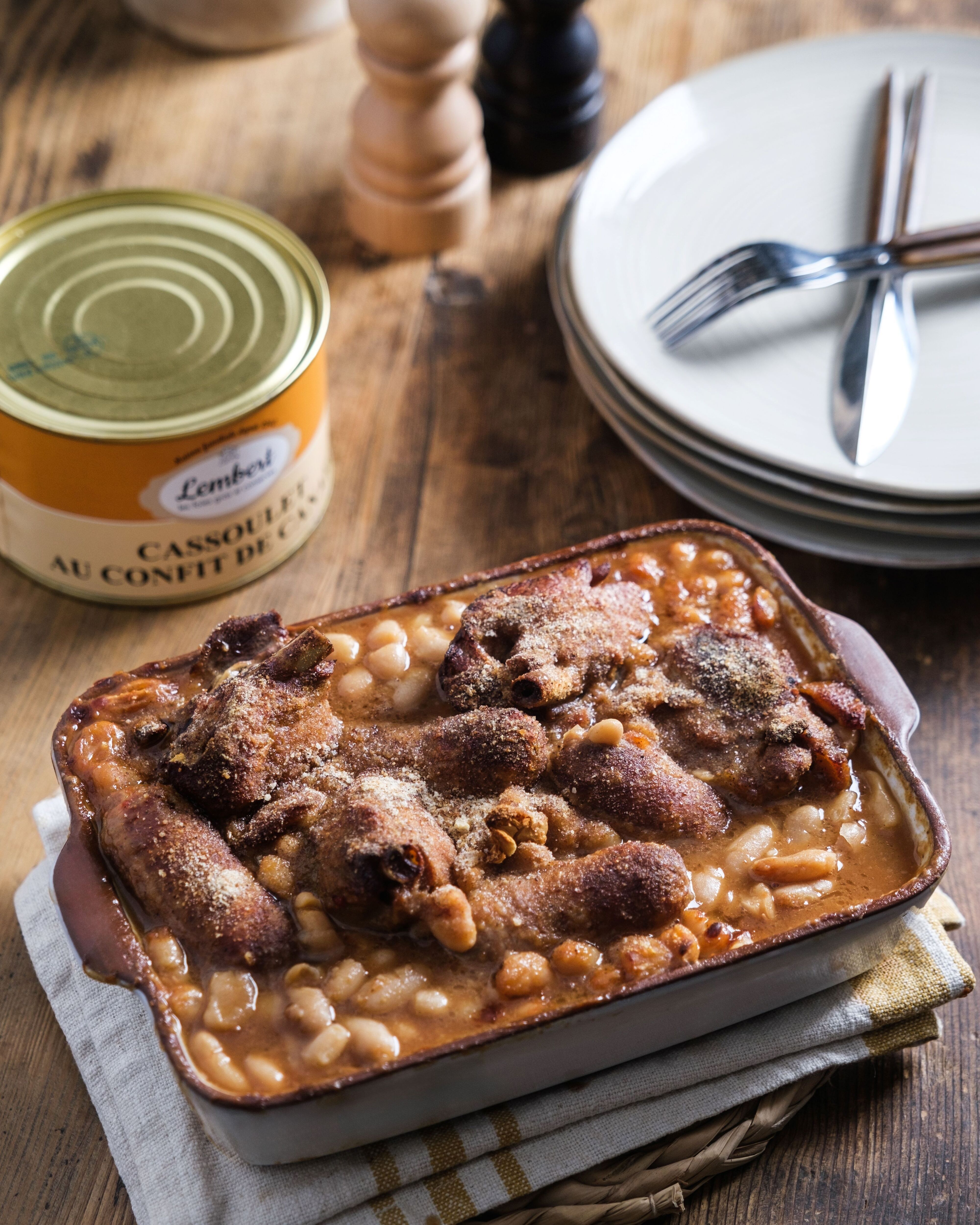 Cassoulet mit Enten-Confit, 800g