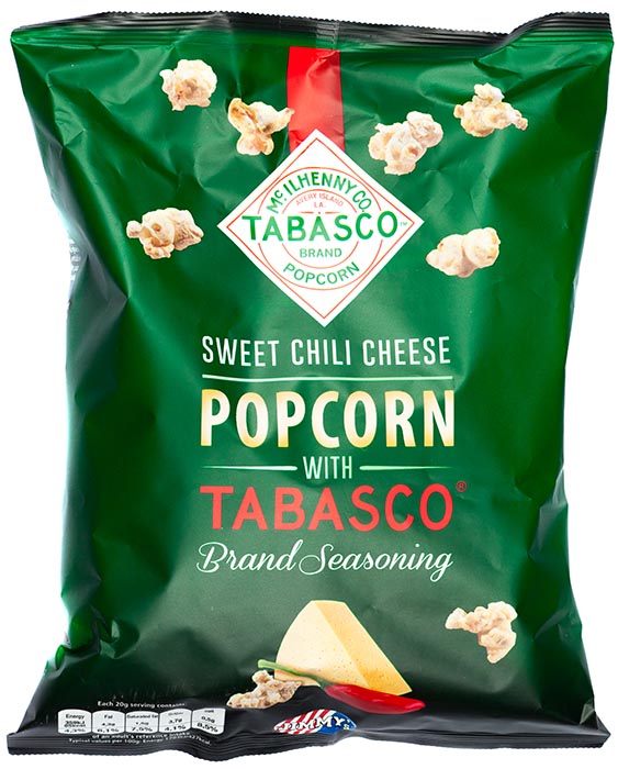 Sweet Chili Cheese Popcorn mit Tabasco