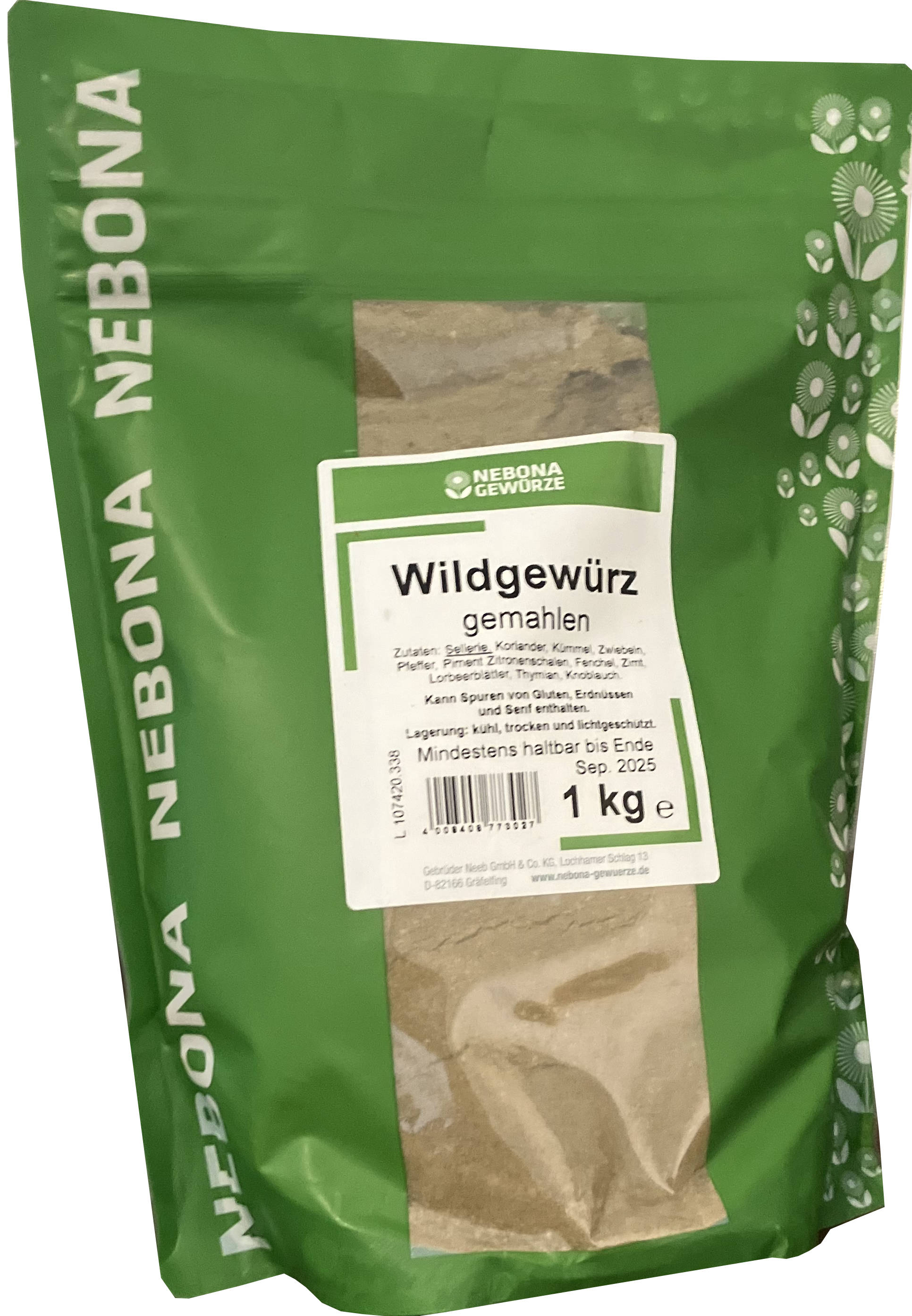 Nebona Wildgewürz gemahlen,1Kg